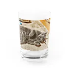 yukepanshopのあざといネコ Water Glass :front