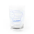 iro_iroの青い猫と飛行船 グラス前面
