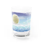 葵い空よりの竜出ずる狭間 Water Glass :front