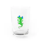 chan-kacのオマモリヤモリ Water Glass :front