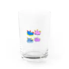 ToBi☆BeGu shopのドットのウミウシくん Water Glass :front