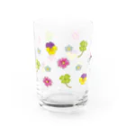 miyako_shopのお花とネコちゃん（男の子） Water Glass :front