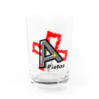 Your HappyのPietasのAくんロゴ Water Glass :front