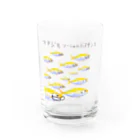 ゆずずショップのマアジだってソーシャルディスタンス Water Glass :front