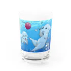 こた山のスメルズ・ライク・ドッグ・クリームソーダ Water Glass :front