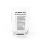 stereovisionのZERO GRAVITY TOILET Water Glass :front