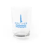 クリームのオートノミートレーニング雑貨店のピクトグラムタテにハイる Water Glass :front