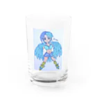 襾川いん@不退転(自由なる青:Freiheit Blau)のセイレーン壱河ちゃん Water Glass :front