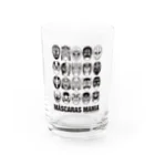 覆面MANIA＆CMLLのMASCARAS MANIA（黒プリント） Water Glass :front