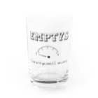 ハチロックモーターサイクルのエンプティーズ Water Glass :front