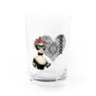 海賊猫 cocoのKeep Calm and Goth On♱マリー・アントワネット『Masquerade』♱黒ロリ ゴスロリ ゴシック  Water Glass :front