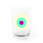 CORONET70のサークルa・クリーム・ペパーミント・パープル2 Water Glass :front