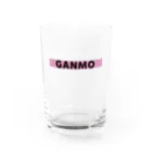 ねこネコ猫cat. 偉人∞のGANMO Water Glass :front