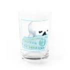 Hagumi-clubのちらし寿司を運ぶペキニーズ Water Glass :front