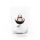 in the eyesのボーダーコリーのコーヒーゼリー Water Glass :front