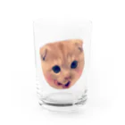 ～癒しの猫暮らし～の甘えんぼ猫ポテト Water Glass :front