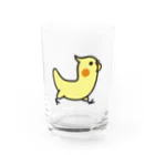 プッチのおみせの駆け抜けオカメ ルチノー Water Glass :front