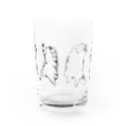 p-55のゴロ猫 Water Glass :front