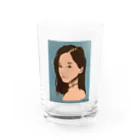 haseromanのclear girl Water Glass :front