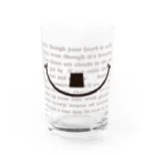 キッズモード某のちょびヒゲSMILE Water Glass :front