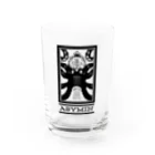 沖島 灯のASYMIN‐BLACK Water Glass :front