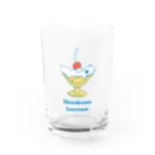 レトロサウナのしろくまアイス Water Glass :front