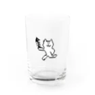 けちゃっぷごはんのお店のごちそうさま猫 Water Glass :front