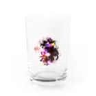 紅空月(kouzuki)designの金魚花_煌color Water Glass :front