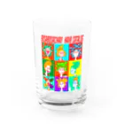 INASBY 髑髏毒郎のボサボサちゃんヘアカタログ Water Glass :front