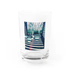 ムンムのボーダーなボーダーコリー Water Glass :front