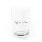 Coffee Timeのlogo-glass2 Water Glass :front