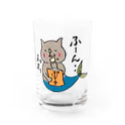 唐草ヒョウのまぐろぺす ふーん Water Glass :front