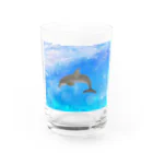 Coshi-Mild-Wildの✨バンドウイルカだよん🐬‼️‼️ Water Glass :front