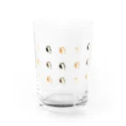 柴犬の里の楽しそうな柴犬のグラス Water Glass :front