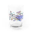 Aquagirl Zamami のZamami クジラ親子 Water Glass :front