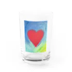 Leola_manamaiのハート Water Glass :front