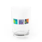 しろいののしかくいちいさいの Water Glass :front