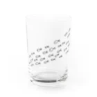 フカツ マリエの鰯の大群 Water Glass :front