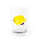 Astrio SUZURI店のシテンヤッコちゃん Water Glass :front