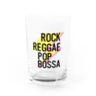 DREAMERの雑貨屋さんのROCK REGGAE POP BOSSA Water Glass :front