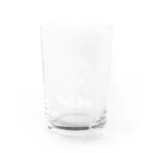 吉原＊留偉の髑髏の王（ホワイト） Water Glass :front