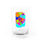 朝焼けの水に浮かぶ☆ta☆wa☆si☆ Water Glass :front