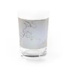 加糖みちるのショップのシルエットドラゴン Water Glass :front