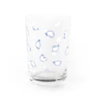 BARE FEET/猫田博人の超架空アザラシ・ブルー Water Glass :front