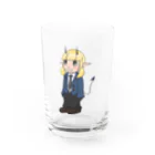 野良猫のデビエルちゃん Water Glass :front