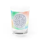 Chiiの龍体フトマニ図グッズ Water Glass :front