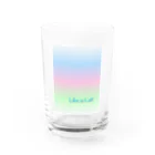 青い暁の青い暁の「猫のように！」シリーズ Water Glass :front