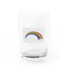 パンダマンの虹 Water Glass :front