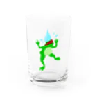 ぷろのかえるくん Water Glass :front