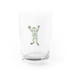 エバ・グリーンのへばりついたカエル Water Glass :front